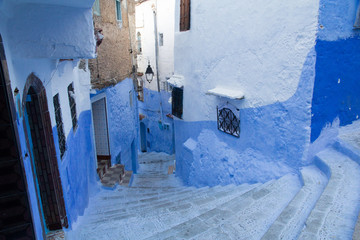 Africa, North Africa, Chefchaouen, “The Blue City”, situated in the heart of Morocco's Rif...