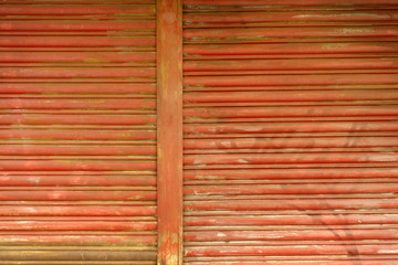  古いレトロなシャッター