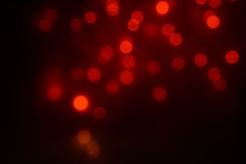 natural bokeh holiday lights background bright lights red