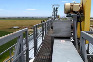 Top of Catwalk on Top of Grain Silos © James