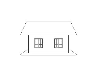 home isolated background