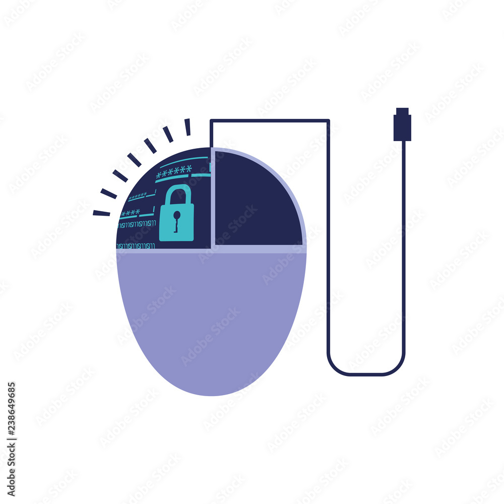 Poster mouse device computer isolated icon