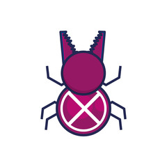 bug virus infection icon