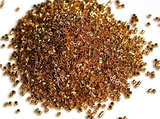 miyuki delica beads 31 24kt gold plated