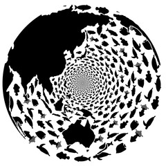 地球と海と魚たち