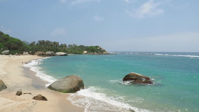 La Piscina Beach, Tayrona National Natural Park, Magdalena Department, Caribbean, Colombia
