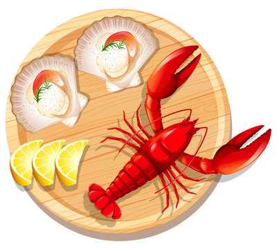 Lobster clip art preview