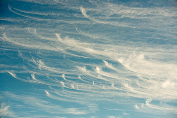 Clouds in the sky over Australia.
