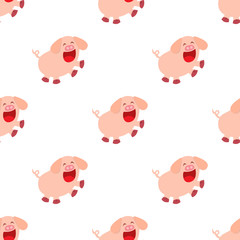Pig seamless pattern