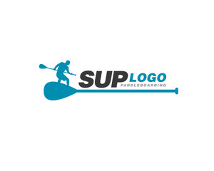 SUP Paddleboarding Logo 