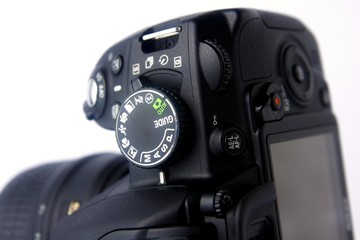 Mode dial of a DSLR camera