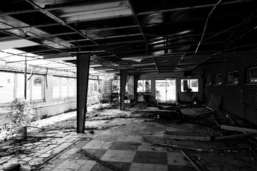 Abandoned Diner Interior