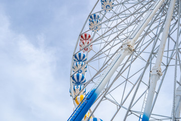 Ferris Wheel, low angle view of a big Ferris Wheel - Image.
