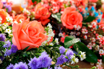 Beautiful vintage flowers for background