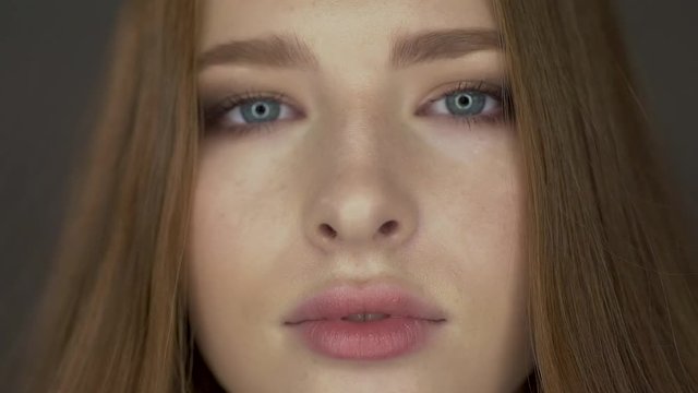 Cute young model poses for the camera