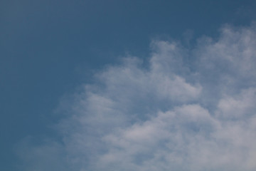 blue sky and white cloud , abstract heaven environment .