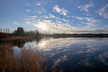 Fototapeta premium Sunny morning at the old mill...
