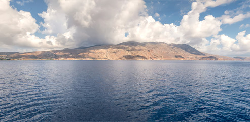 Islands in Mediterranean panorama