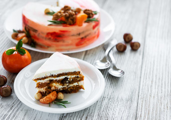 Sweet carrot cake