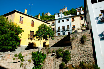 Fototapeta na wymiar Stone Buildings - Granada - Spain