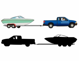 Boat trailer
