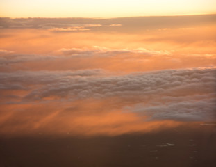 Fototapeta na wymiar Above the Sunset
