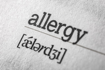 word allergy and phonetic alphabet