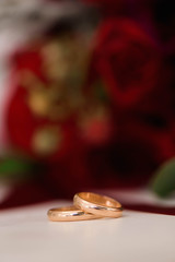 wedding rings as a symbol of love and happyness