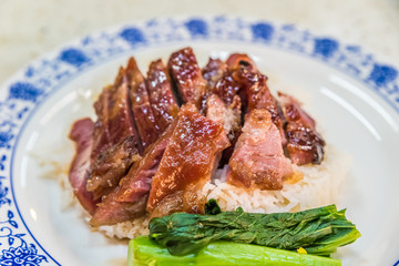Hong Kong style roasted pork rice