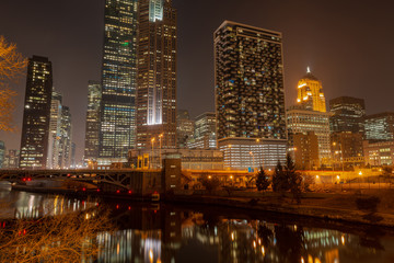 Naklejka premium City at night