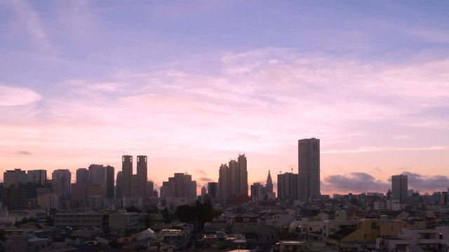 4k・東京・日の出・タイムラプス