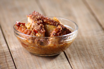 bodegón de comida y bebida