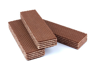 Wafers stick isolated on white background