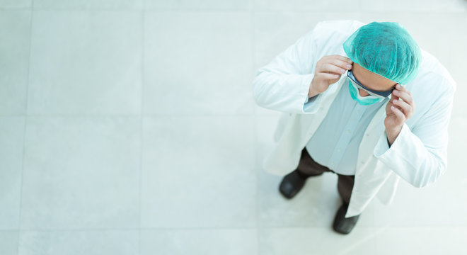 Doctor From Above In Hospital