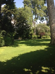 Obraz premium Park in spring Paris. France