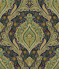 Seamless Pattern : Paisley Style