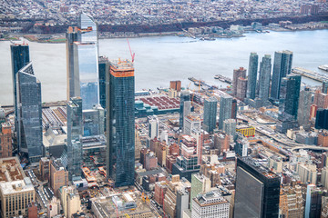 Manhattan's Hudson Yards neighborhood is the largest real-estate development in American history - obrazy, fototapety, plakaty