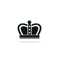 Crown icon. Vector illustration.