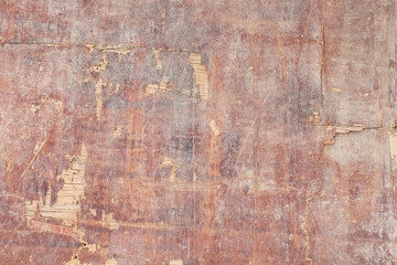Texture of old cracked painted plywood