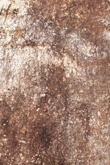 The texture of brown granite stone with white specks