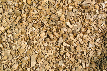 Background pile of wood