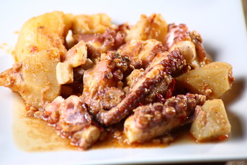 bodegón de comida y bebida