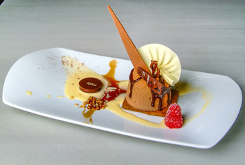 Pastel de Chocolate variado, especialidad de la cocina Riojana, La Rioja