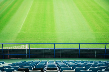 Empty seat at football stadium