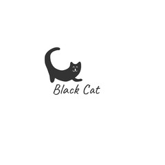 Vector hand drawn logo template for pets related business.