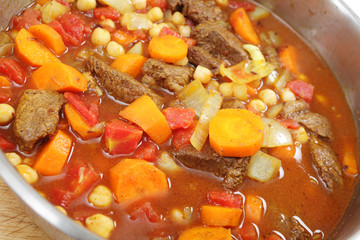 Moroccan beef tagine