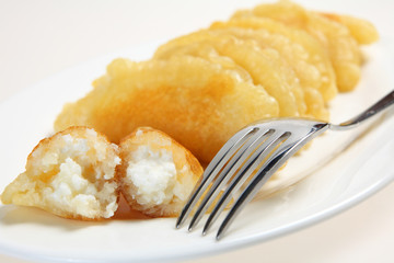 Cheese stuffed Ramadan pancakes