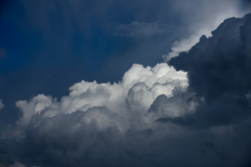 Clouds with blue sky backgrounds