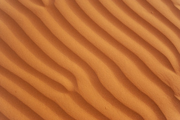 Sandstruktur im Wüstensand