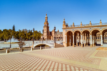 Fototapeta premium Plaza de Espana in Seville